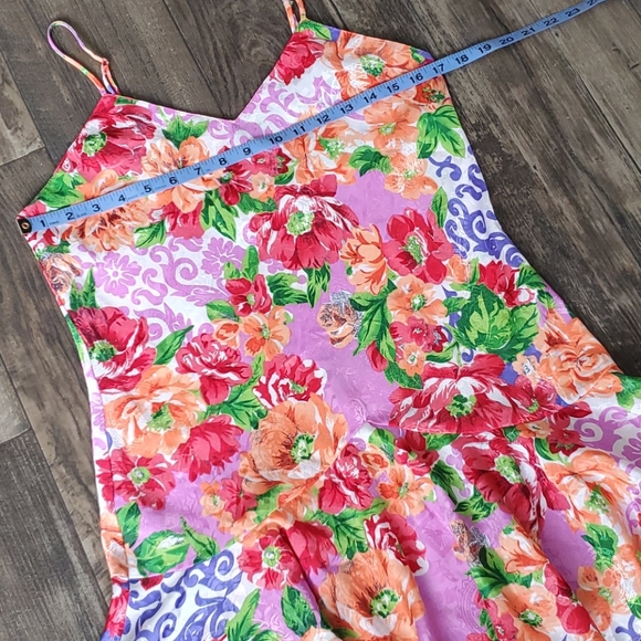 Vintage Victorias Secret Gold Label Floral Chemise - Picture 5 of 6